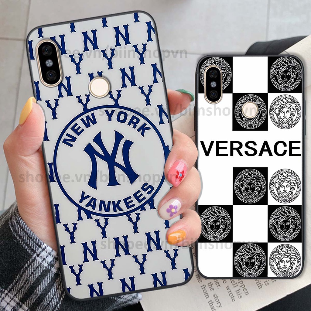 Ốp Xiaomi Mi A2 in hình các thương hiệu nổi tiếng siêu đẹp, thời trang cá tính