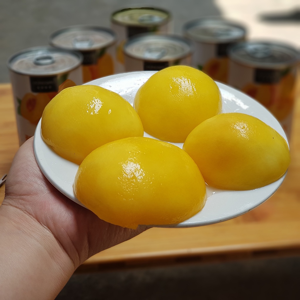 HỒNG ĐÀO GIÒN NGÂM HONGQUIAO🍑 hộp 425 gr