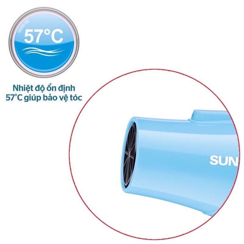 Máy sấy tóc SUNHOUSE SHD2305 xanh