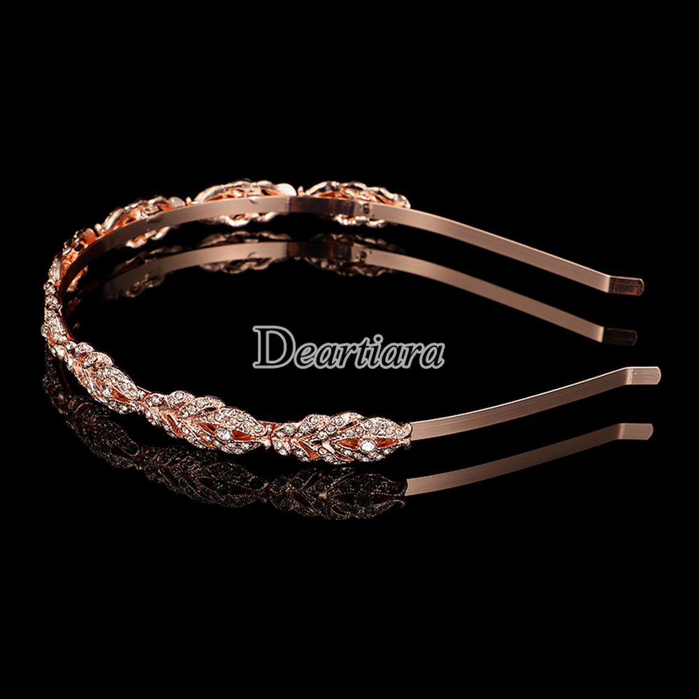 Crystal Rhinestone Headband Wedding Bridal Tiara Headwear