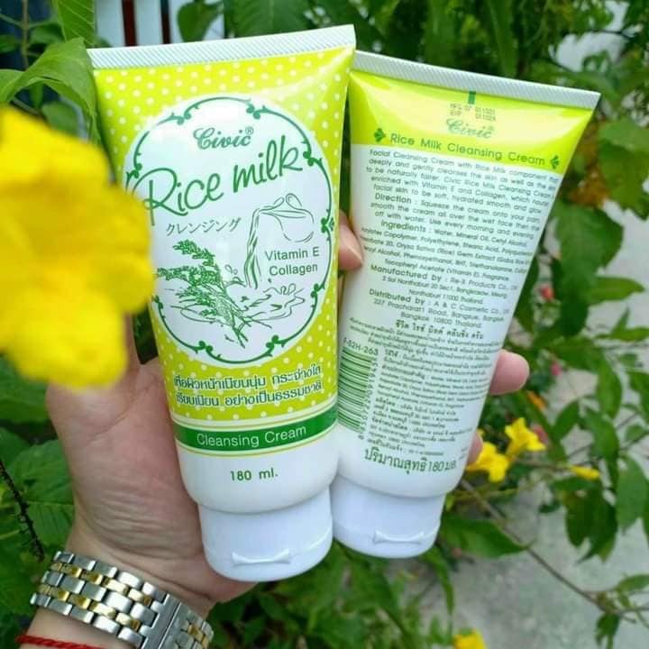 Sữa rửa mặt gạo Civic Rice Milk Thái Lan 180ml