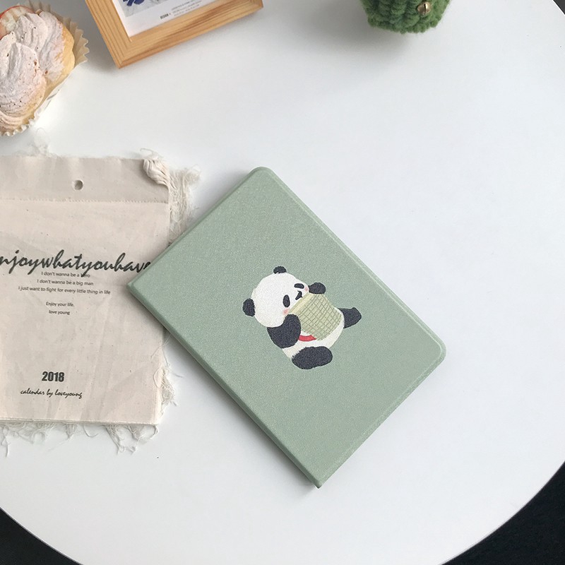 Bao nắp gập in hình gấu trúc nhiều mẫu mã cho máy tính bảng iPad 9.7 2017 2018 A1893 iPad 2/3/4/5/6 Air1/2/3 Mini12345