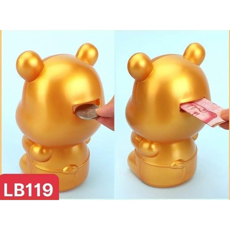 Hổ vàng tài lộc đựng tiền tiết kiệm năm mới - Hổ vàng có nắp đút tiền tiết kiệm may mắn