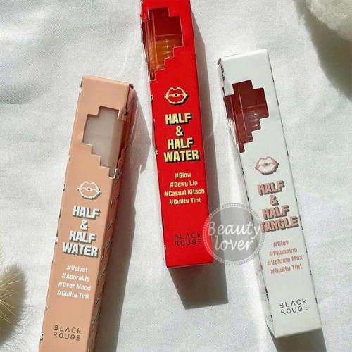 Son Black Rouge Half N Half Water Glow - Beauty Lover Son Bóng Có Màu Siêu Lì