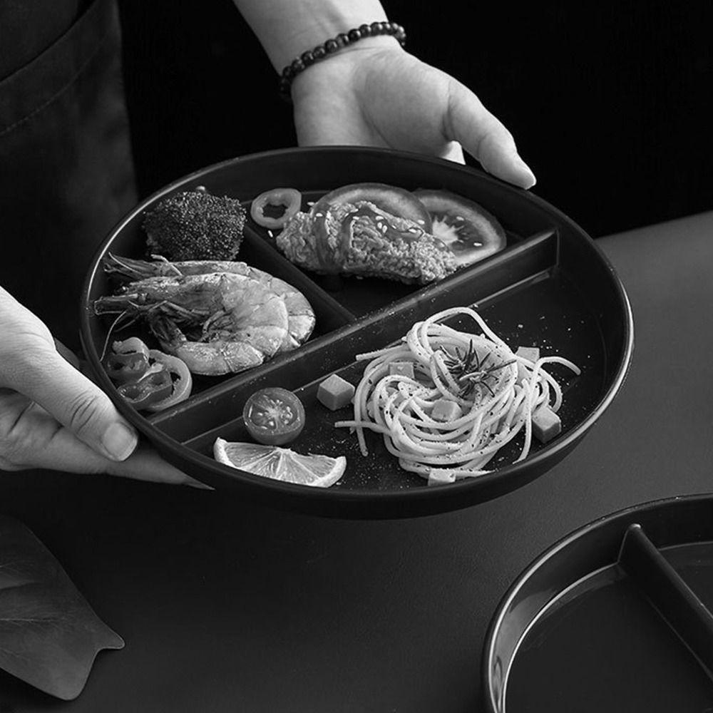 Đĩa Nhựa Chia Ngăn Đựng Thức Ăn Cho Nhà Bếp