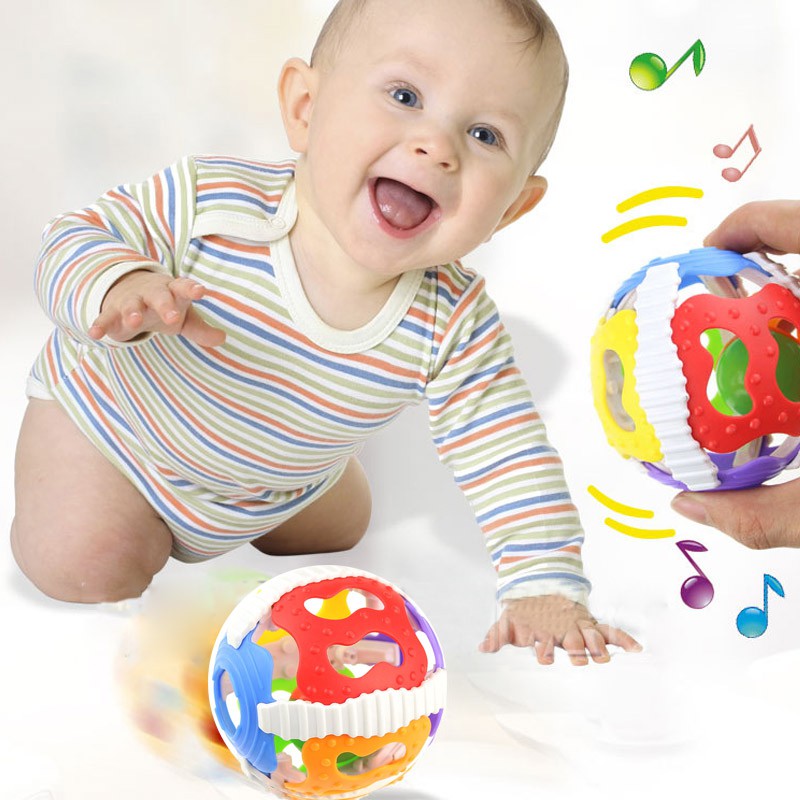 Đồ chơi bóng lắc cho em bé 0-12 tháng