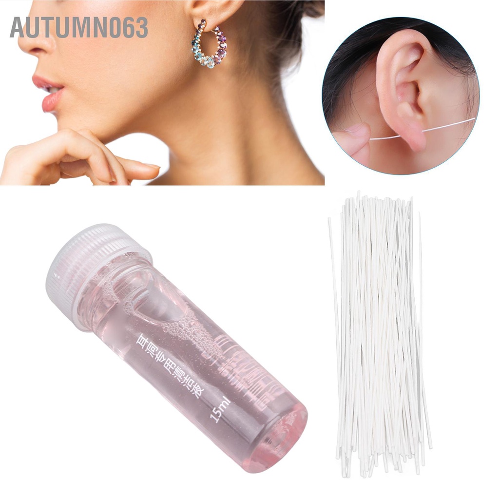 Set 70 Dung Dịch Làm Sạch Lỗ Tai 15ml Màu Hoa Hồng Autumn063