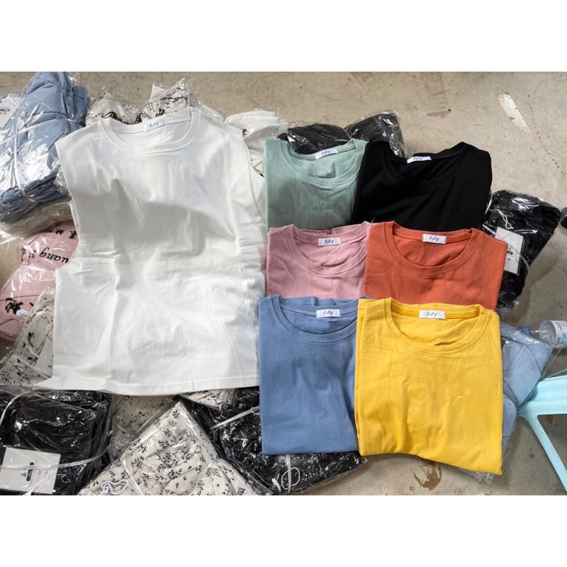 Áo tanktop dáng rộng Hàn Quốc, áo không tay Bazic one