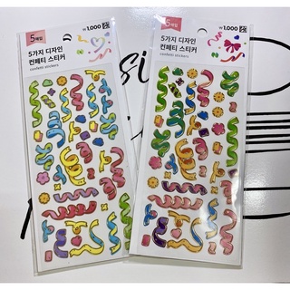 [CÓ SẴN] STICKERS CONFETTI TRANG TRÍ - DAISO HÀN QUỐC