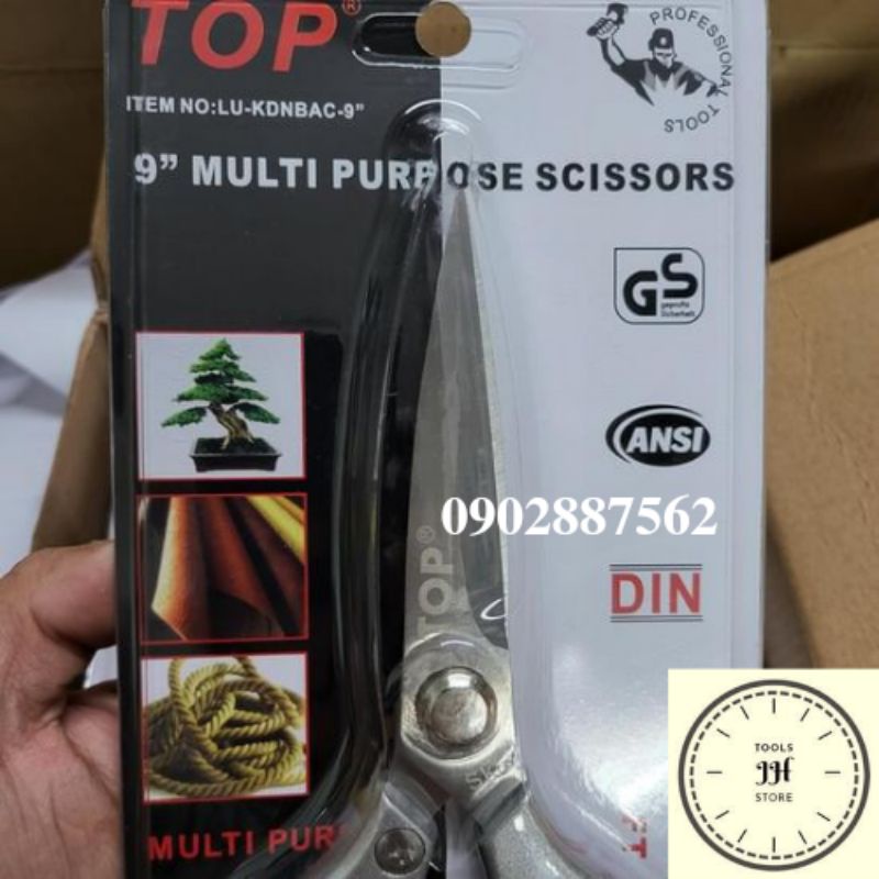 kéo bếp TOP cán bạc 9inch