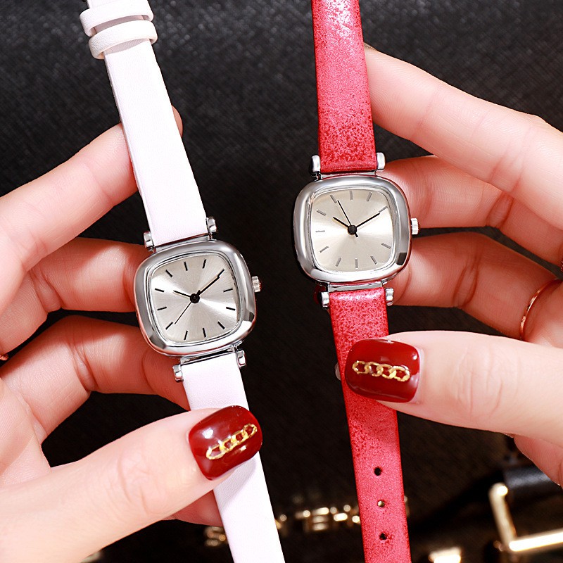 Đồng hồ nữ dây da DZG D016 tuyệt đẹp, mặt vạch xinh xắn, thời trang, mẫu mới nhất | WebRaoVat - webraovat.net.vn