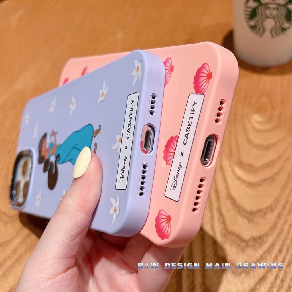 Ốp Điện Thoại Silicon Họa Tiết Hoạt Hình Công Chúa Dễ Thương Chống Sốc Cho iPhone 13 12 Pro MAX 11 Pro MAX X XR XS MAX 7 8 Plus