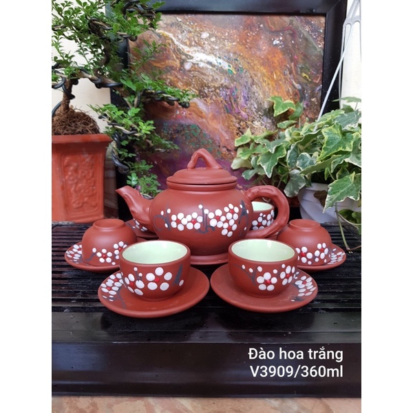 Ấm chén Tử sa Bát Tràng-đất nung đỏ,giá nhà lò chuẩn 100% nhà làm