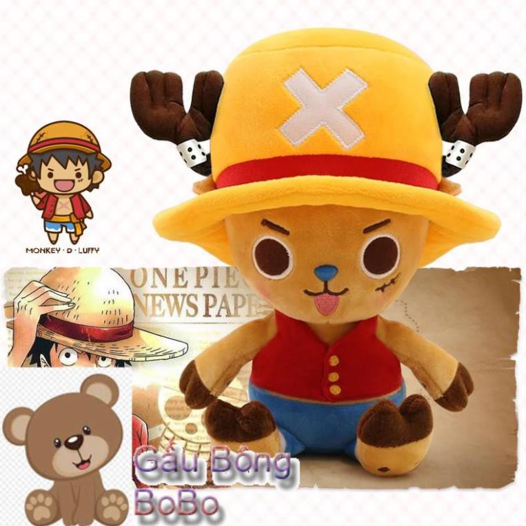 [BOBO] Gấu Bông Chopper Cosplay Luffy - Anime One Piece