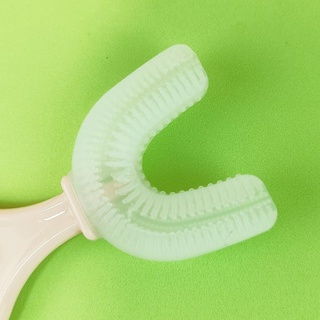 Bàn Chải Đánh Răng Silicon Chữ U Cho Bé 2-6 Tuổi