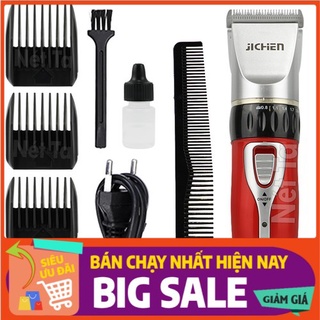 [ NEW - SALE] Tông Đơ Cắt Tóc Gia Đình JICHEN 0817 tặng lấy ráy tai có đèn H3C STORE