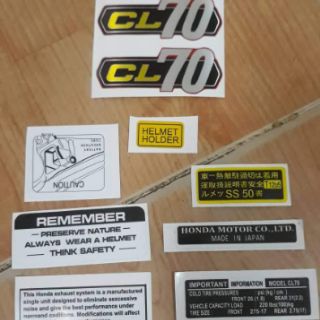 Tem thông số 67,CD,CL50,CL70