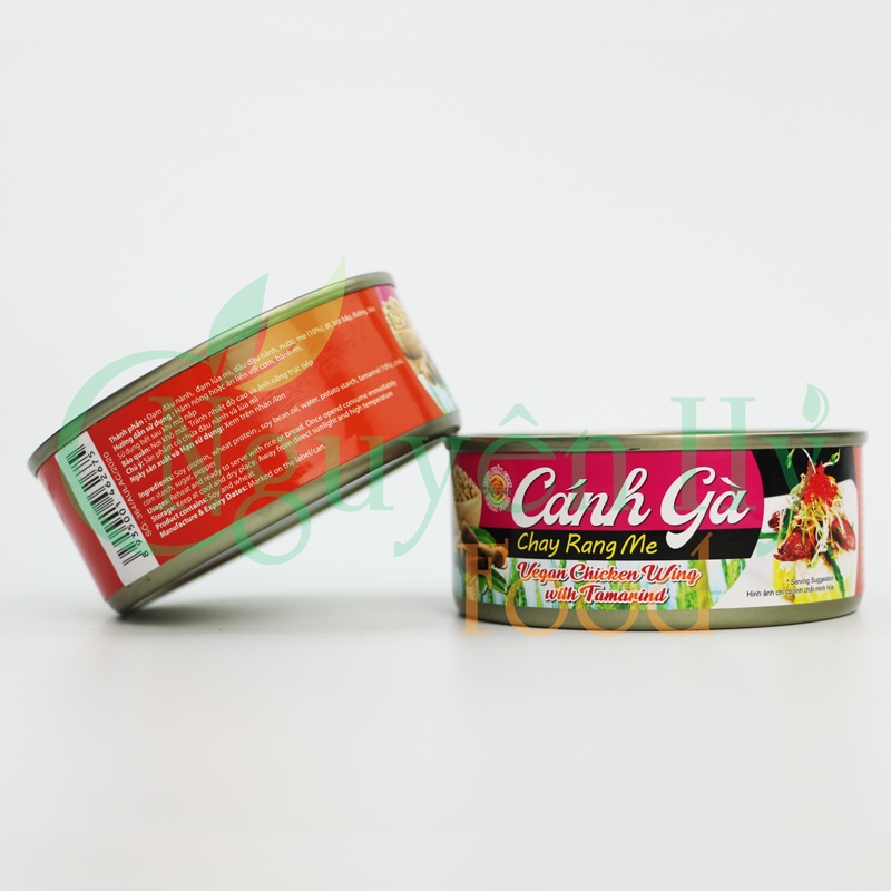 Cánh Gà Ram Mè Chay Âu Lạc _ 150g (Đồ hộp chay Âu Lạc _ Thực phẩm chay)