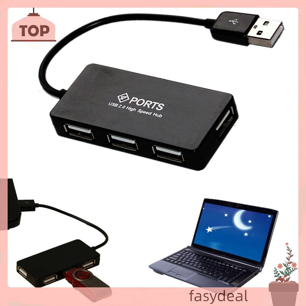 (Fas) Cáp Chia 4 Cổng Usb 2.0 Tốc Độ Cao