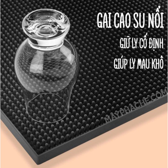 Thảm lót cao su quầy bar 45×30cm