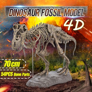 70cm Bộ xương khủng long khủng long Jurassic Tyrannosaurus Rex Lắp ráp khối đồ chơi Bộ lắp ráp mô hình Tyrannosaurus Rex