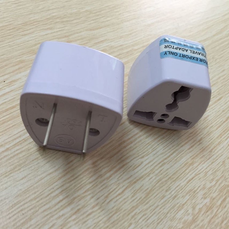 Ổ Chuyển Đổi Phích Cắm 3 Chân/3 Chấu Sang 2 Chân/2 Chấu Chịu Tải 10A-220V Tiện Lợi Mang Đi Du Lịch-OC05 -Gia Dụng Tý Tẹo