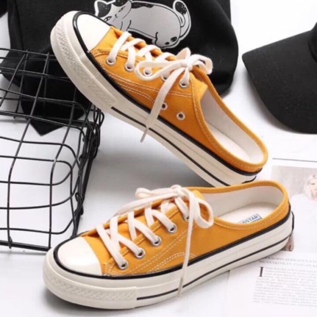 Về Thêm Sẵn- Giày Sục Nữ Trơn Hot Hit 2019- form bé