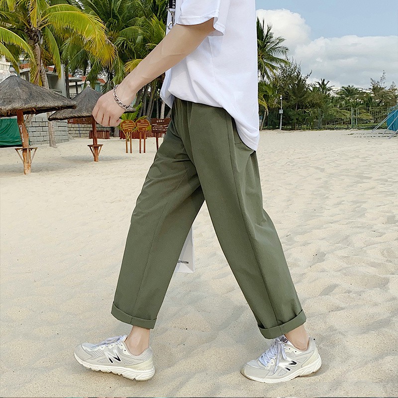Quần Dài Ống Rộng 3 Màu Size S-5XL Thời Trang Trẻ Trung Cho Nam Nữ