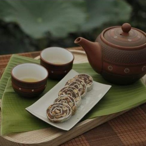 KEO CHUỐI CUỘN BÁNH TRÁNG GỪNG BẾN TRE
