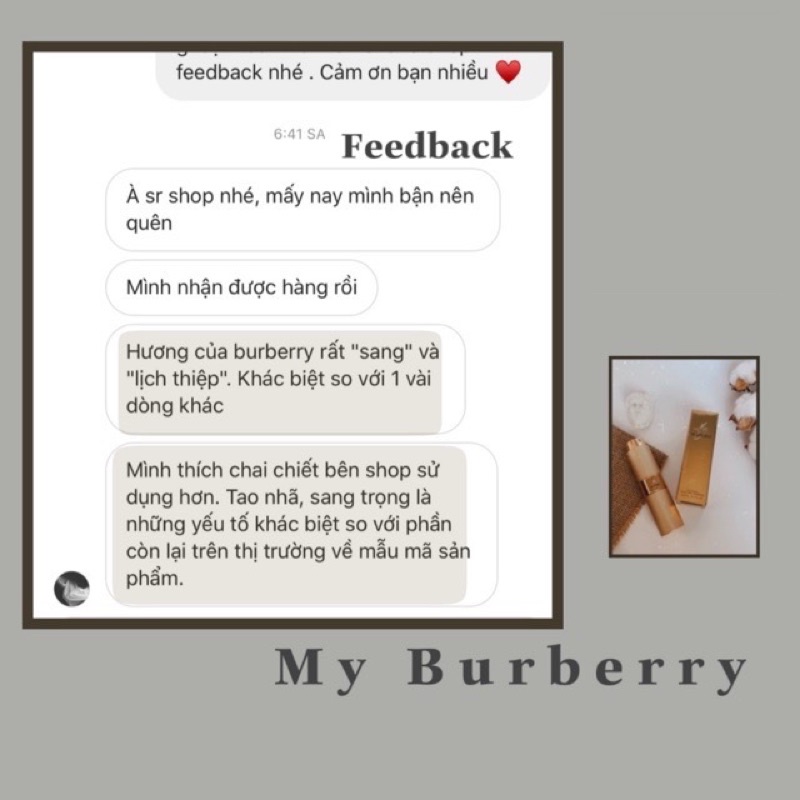 MY BBR - Nước hoa mini 20ml
