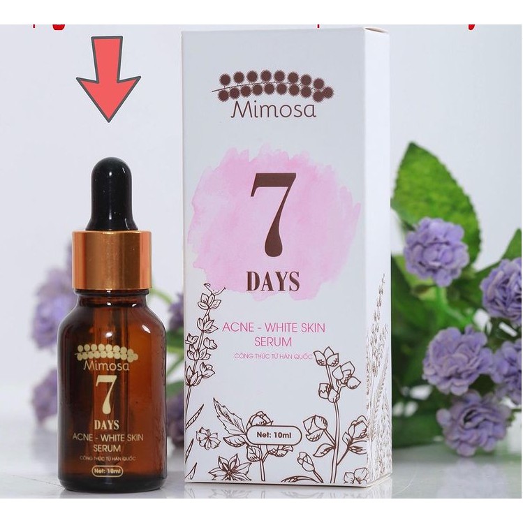 Serum 7days giảm mụn, mờ thâm nám 10ml.