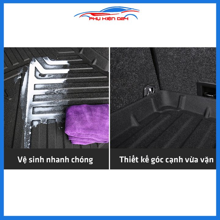 Thảm nhựa lót cốp Vios 2019-2020-2021-2022 nhựa dẻo dày dặn đàn hồi tốt