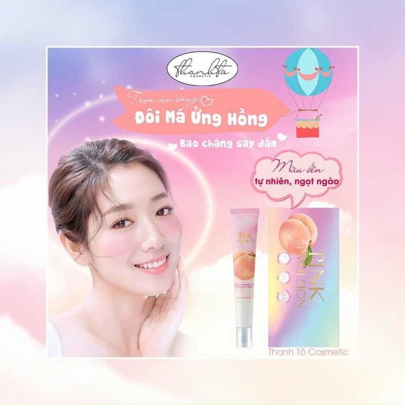 Kem dưỡng má hồng PINK EMULSION 10g