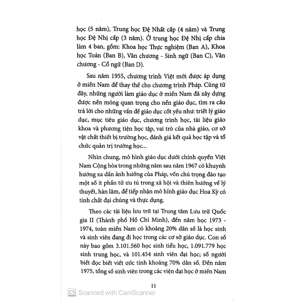 Sách - Giáo Dục Phổ Thông Miền Nam 1954-1975 (Tái Bản 2019)