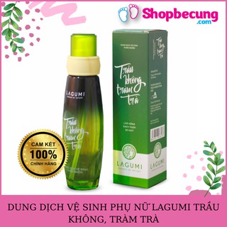 DUNG DỊCH VỆ SINH PHỤ NỮ LAGUMI TRẦU KHÔNG, TRÀM TRÀ
