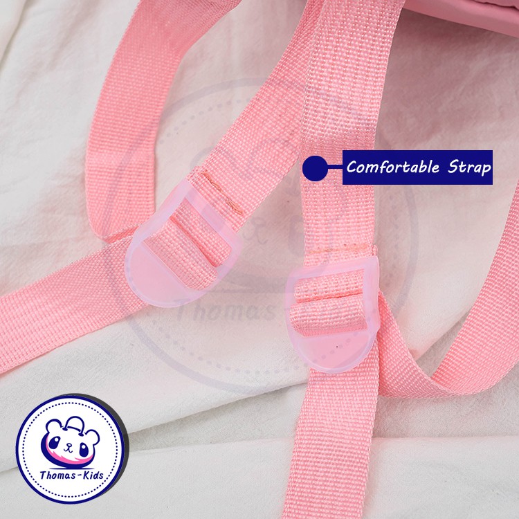 [THOMAS KIDS] Trẻ em 1-4 tuổi Mẫu giáo Beg Trẻ em Túi đi học Thời trang Khủng long nhỏ Dễ thương Cậu bé Cô gái Bé gái Ba lô