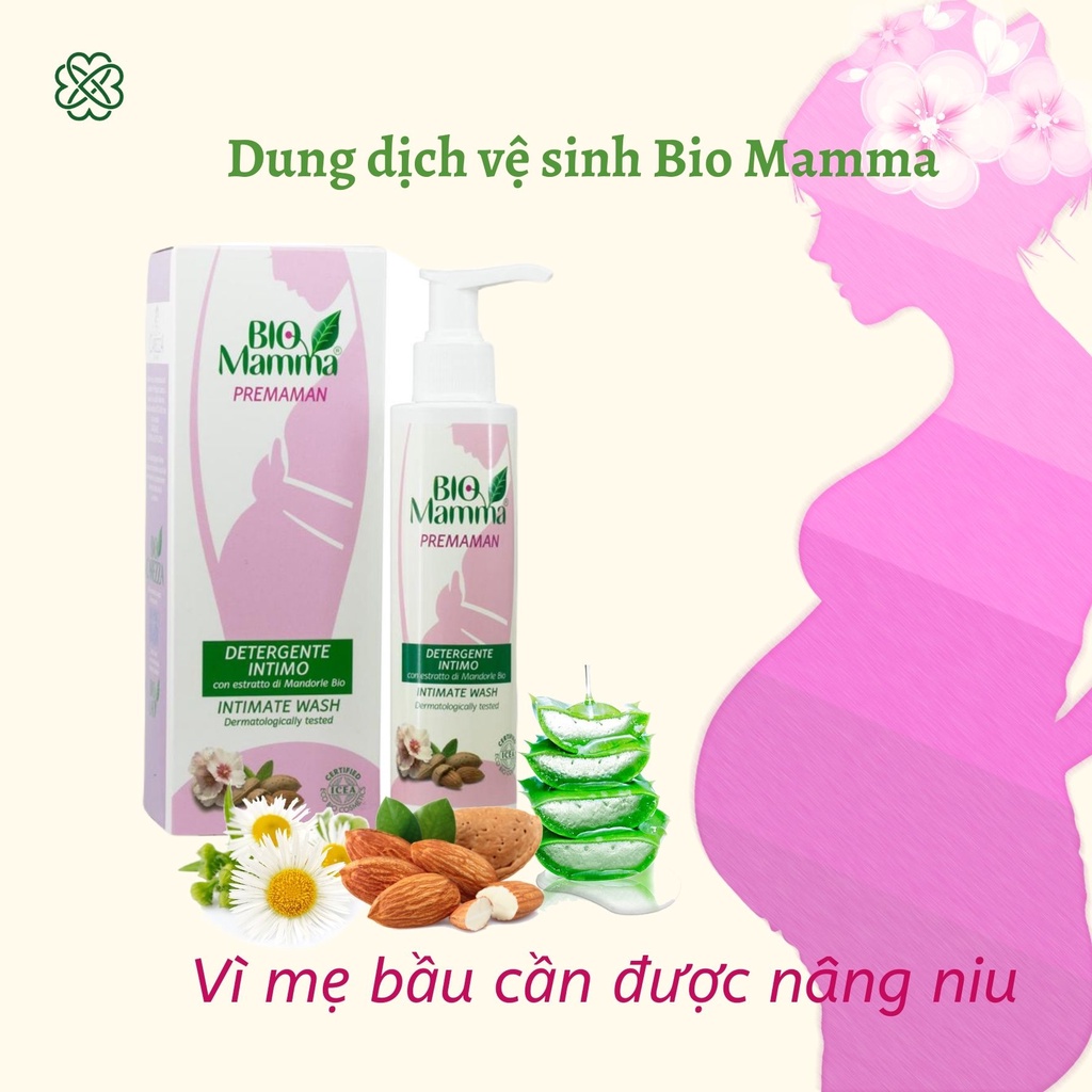 Dung dịch vệ sinh Organic cho phụ nữ mang thai Bio Mamma - 150ml
