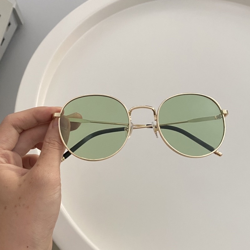 Mắt kính tròn kim loại Gaigarden thời trang cao cấp
