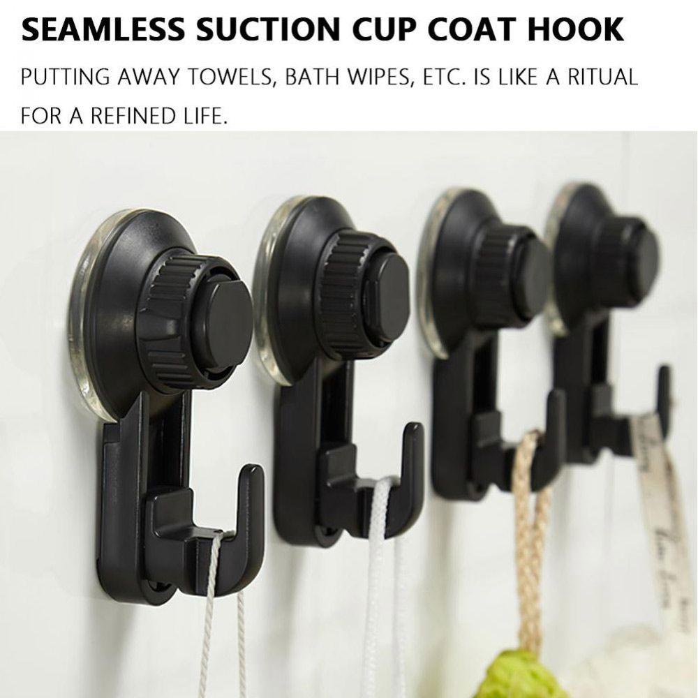 Bộ 2 Móc Treo Đồ Dùng Nhà Bếp / Nhà Tắm Gắn Tường Không Cần Khoan Lỗ