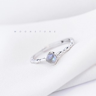 Sale 70% Nhẫn Hở Mạ Bạc 925 Đính Đá , moonstone ring Giá gốc 147,000 đ - 26C150-4