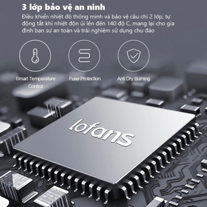 Bàn Là Hơi Nước Cầm Tay Xiaomi Zaijia GT-301- An Toàn - Tiện Lợi - Hệ Thống Sưởi Thông Minh