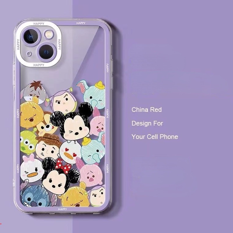 Ốp Điện Thoại Silicon Chống Rơi Họa Tiết Dễ Thương Cho IPhone11 12 13 Pro MAX X XS MAX XR 6 7 8 Plus