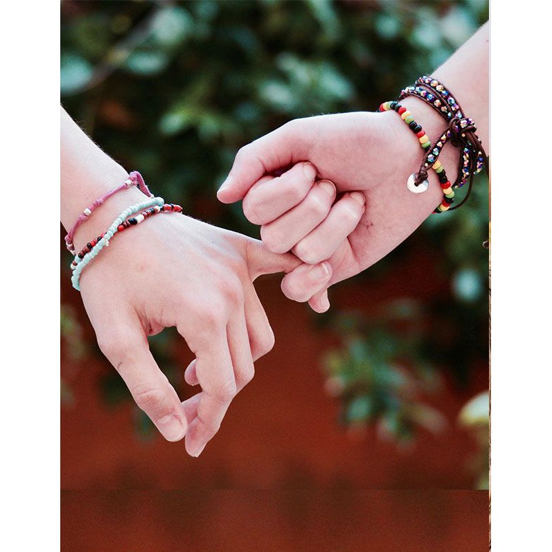 [Combo 2] Vòng tay vòng chân may mắn-couple-cặp đôi-Wendy- tình yêu lứa đôi-Friendship bracelet-tình bạn-handmade DIY