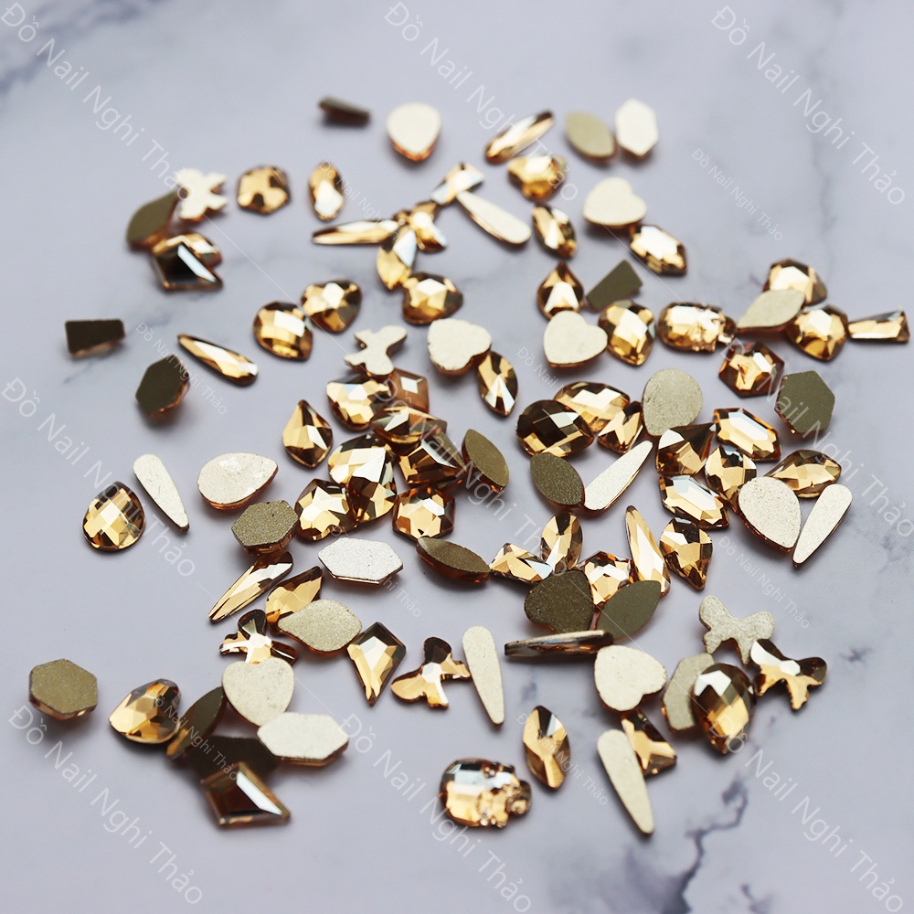 Đá khối nail , đá chân bằng nail mix 100 viên NGHI THẢO