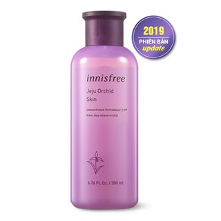 [New 2019] Nước Hoa Hồng Làm Trắng, Trẻ Hóa Làn Da Chiết Xuất Hoa Lan Innisfree Jeju Orchid Skin 200ml