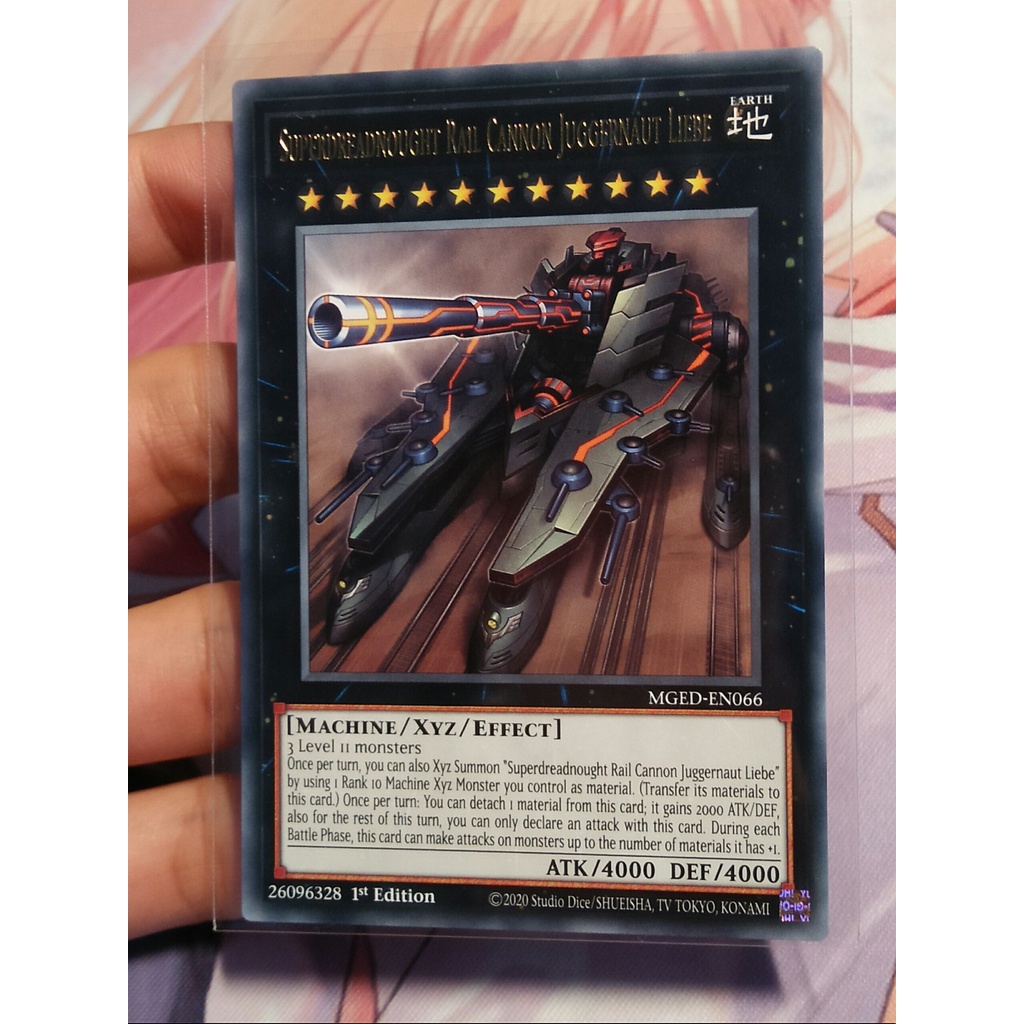 Thẻ Bài Yugioh: Superdreadnought Rail Cannon Juggernaut Liebe MGED-EN066
