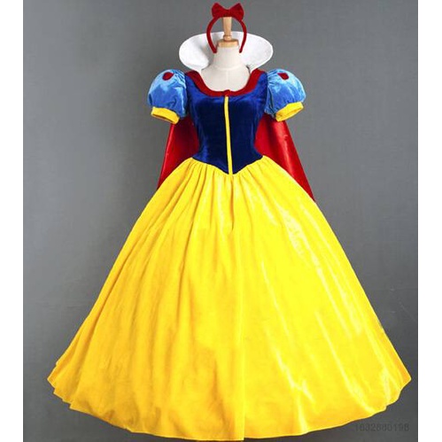 Đầm hóa trang bạch tuyết cho người lớn