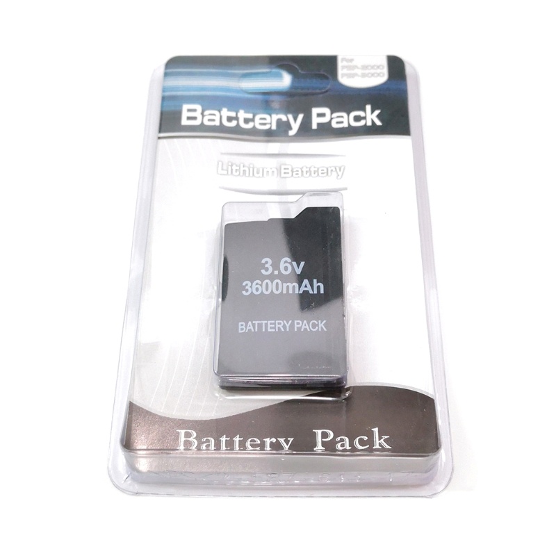 Set 2 Pin 3.6v 3600mah Thay Thế Cho Tay Cầm Chơi Game Psp 2000 Psp 3000 Play | BigBuy360 - bigbuy360.vn