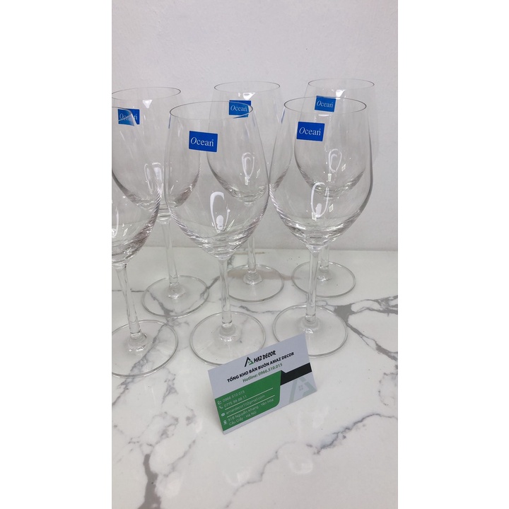 Bộ 6 ly vang thủy tinh Thái Lan Ocean 026R15 Santé Red Wine 420ml chính hãng cao cấp giá rẻ