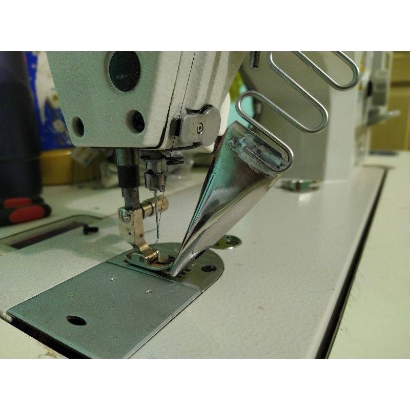 Cữ tra cổ áo polo máy 1kim